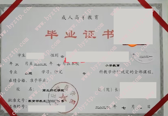商丘师范学院毕业证样本图片.jpg