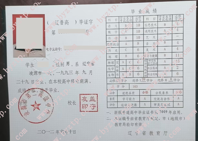 凌源市第二高级中学高中毕业证样本图片.jpg 凌源市第二高级中学高中毕业证样本图片.jpg